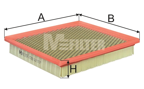 Filtre à air MFILTER K 769