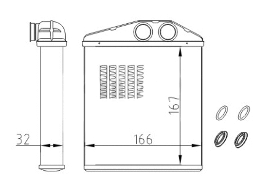Système de chauffage HART 608 009