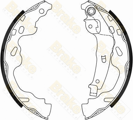 Jeu de mâchoires de frein Brake ENGINEERING SH2546