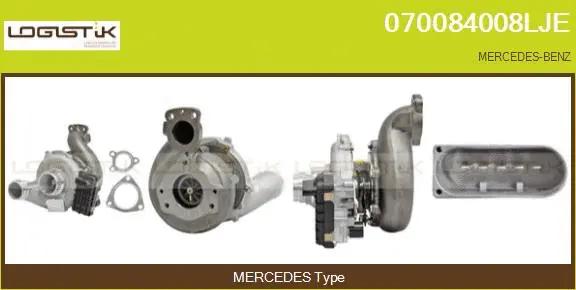 Turbocompresseur, suralimentation LGK 070084008LJE