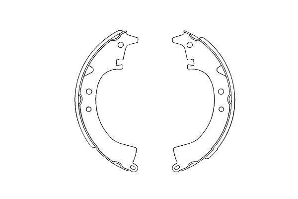 Jeu de mâchoires de frein KAVO PARTS KBS-9921