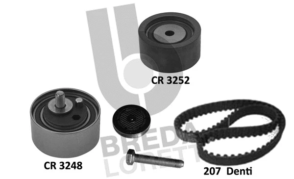 Kit de courroie crantée BREDA LORETT KCD0771