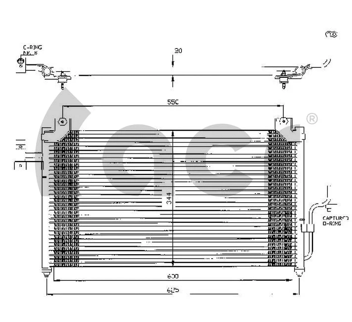Condenseur, climatisation ACR 300386