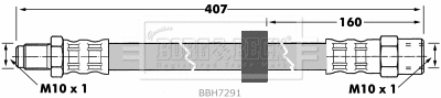 Flexible de frein BORG & BECK BBH7291