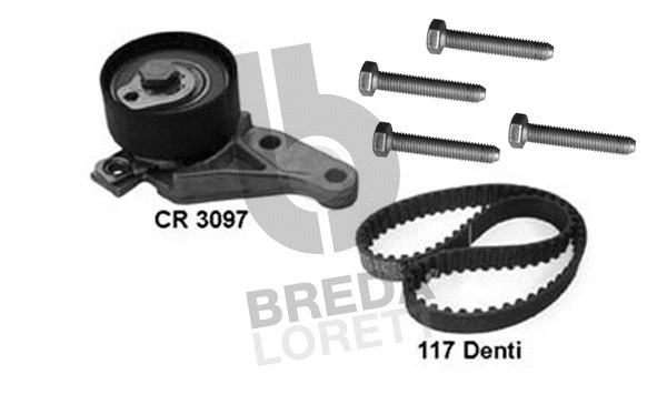 Kit de courroie crantée BREDA LORETT KCD0568