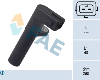 Capteur d'angle, vilebrequin FAE 79095