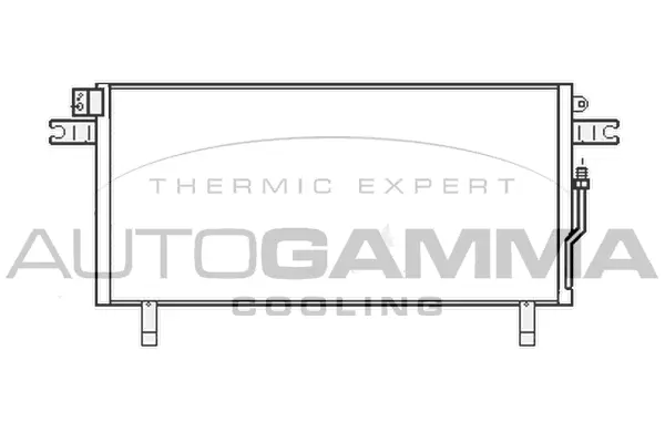 Condenseur, climatisation AUTOGAMMA 107019