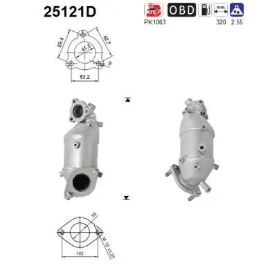 Catalyseur AS 25121D