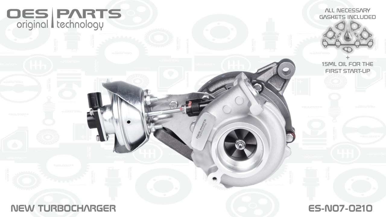 Turbocompresseur, suralimentation OES PARTS ES-N07-0210