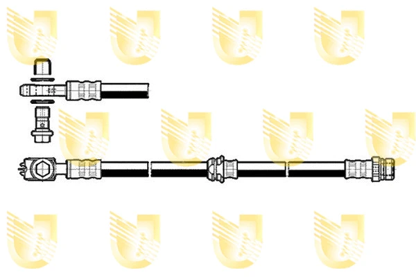 Flexible de frein UNIGOM 378120