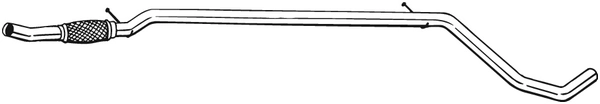 Tuyau d'échappement KLOKKERHOLM 956-015