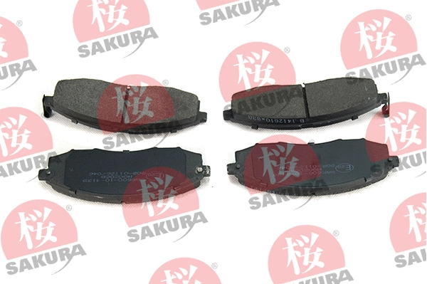 Kit de plaquettes de frein, frein à disque SAKURA 600-10-4139