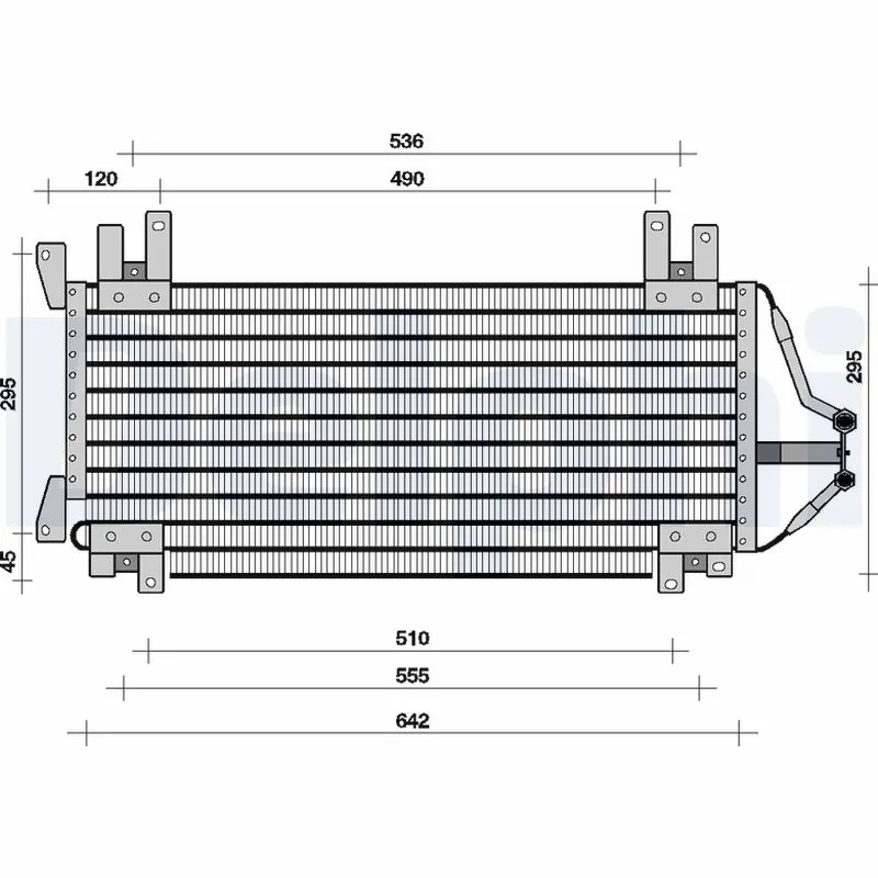 Condenseur, climatisation DELPHI TSP0225060