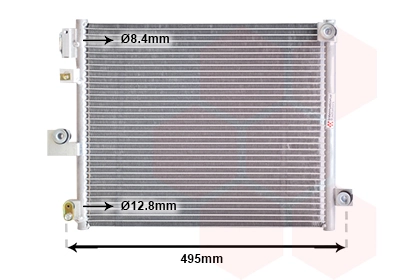 Condenseur, climatisation VAN WEZEL 82005194
