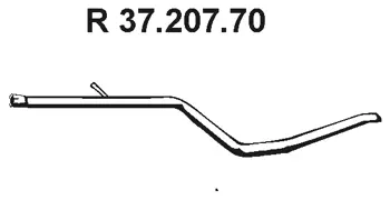Tuyau d'échappement EBERSPÄCHER 37.208.70