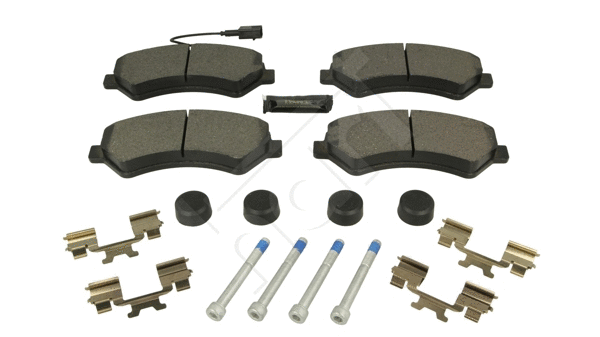Kit de plaquettes de frein, frein à disque HART 261 604