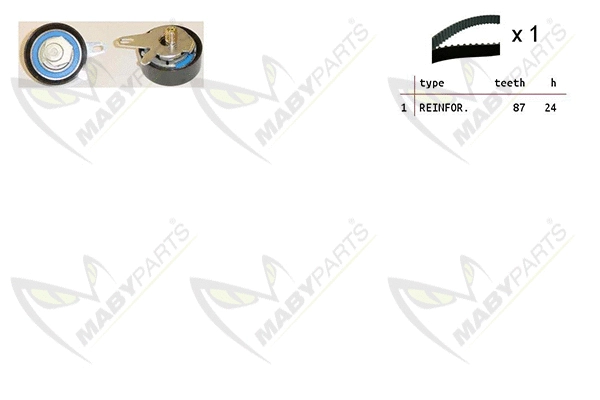 Kit de courroie crantée MABYPARTS OBK010434