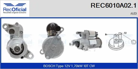 Démarreur RECOFICIAL REC6010A02.1