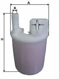 Filtre à carburant UNIFLUX FILTERS XB317