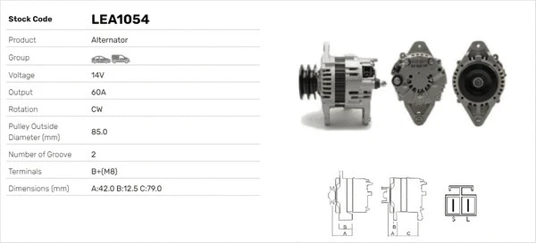 Alternateur LUSA LEA1054
