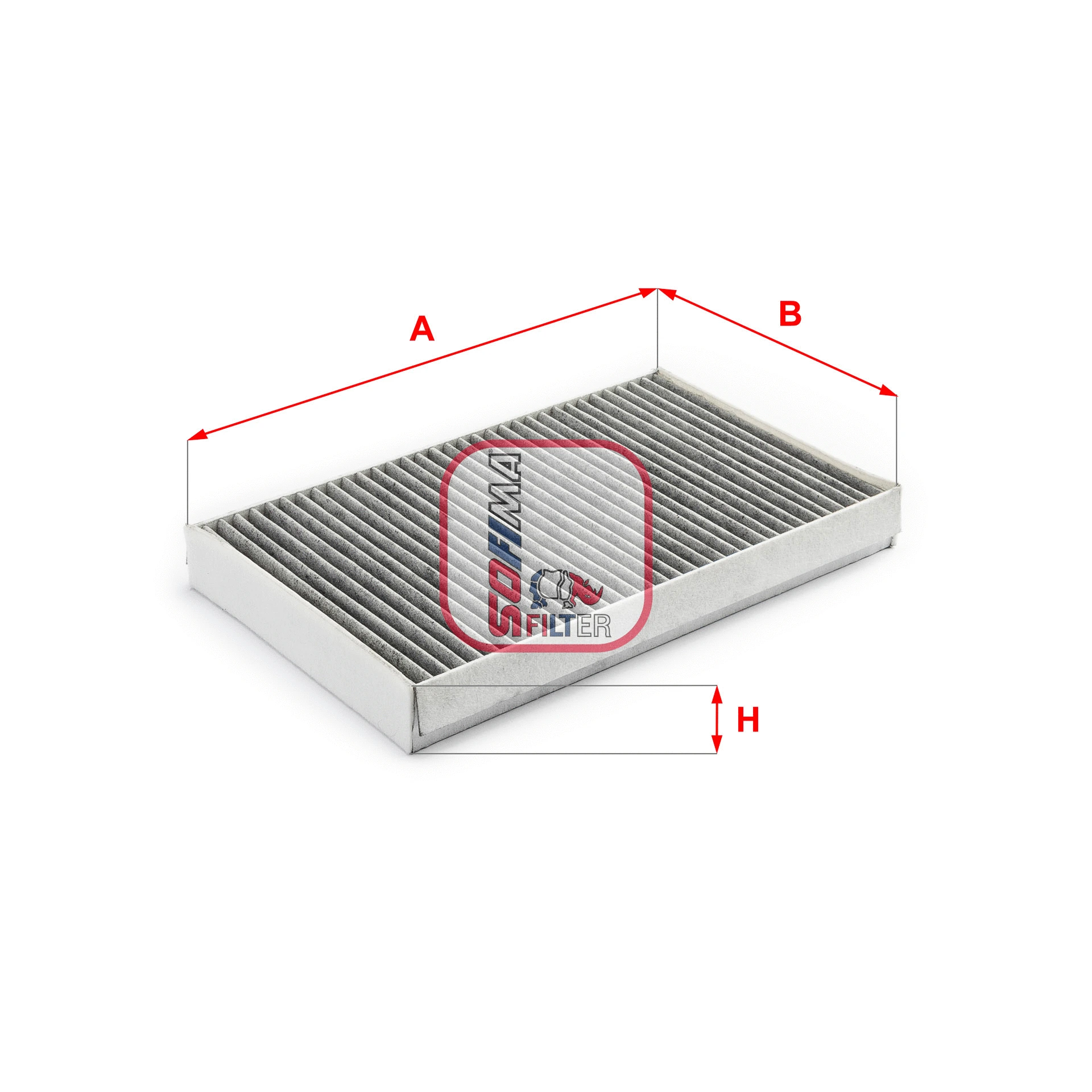 Filtre, air de l'habitacle SOFIMA S 4155 CA
