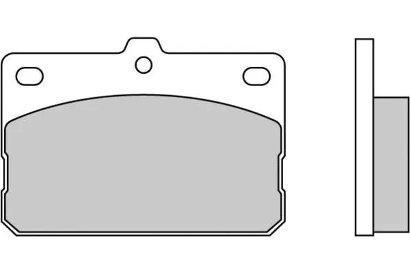 Kit de plaquettes de frein, frein à disque E.T.F. 12-0079