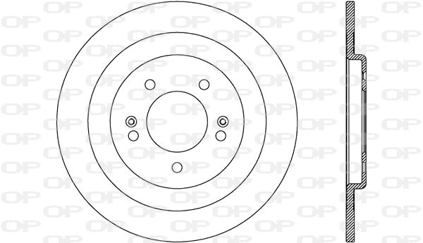 Disque de frein OPEN PARTS BDR2607.10