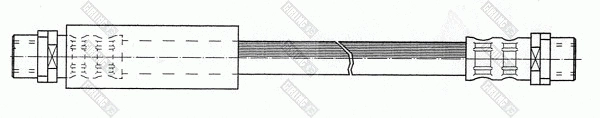 Flexible de frein GIRLING 9001289