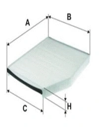 Filtre, air de l'habitacle SAMPIYON FILTER CK 0176