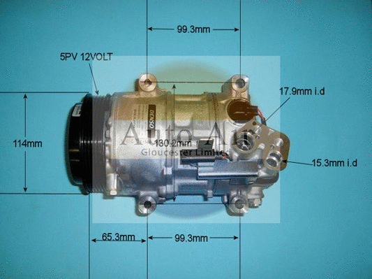 Compresseur, climatisation AUTO AIR GLOUCESTER 14-9739