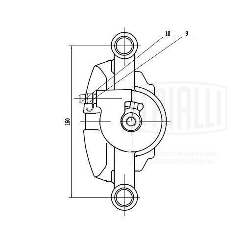 Étrier de frein TRIALLI CF 084729