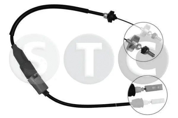 Tirette à câble, commande d'embrayage STC T480273