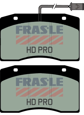 Kit de plaquettes de frein, frein à disque FRAS-LE PD/212-A-HD