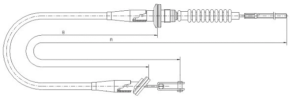 Tirette à câble, commande d'embrayage SONOVA CF01660