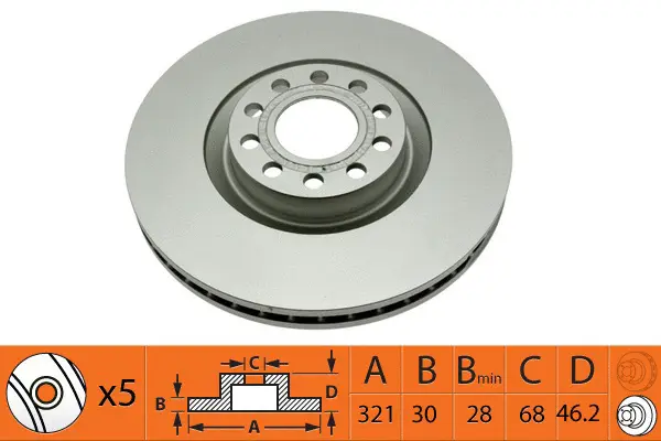 Disque de frein SB BR33144T