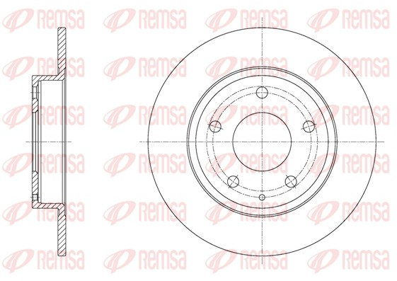 Disque de frein REMSA 61575.00