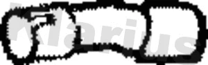 Tuyau d'échappement KLARIUS 110355