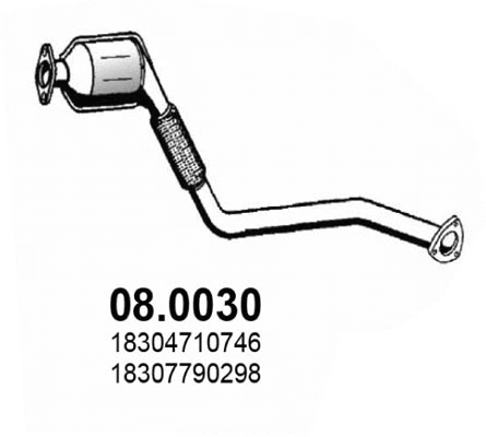 Catalyseur ASSO 08.0030