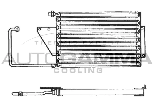 Condenseur, climatisation AUTOGAMMA 101592