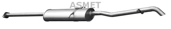 Silencieux arrière ASMET 01.021