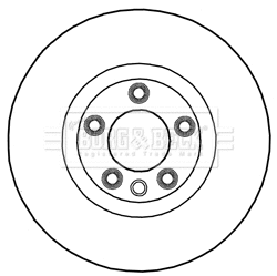 Disque de frein BORG & BECK BBD5995S