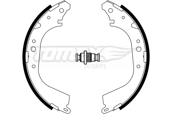 Jeu de mâchoires de frein TOMEX Brakes TX 23-30