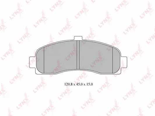 Kit de plaquettes de frein, frein à disque LYNXAUTO BD-5738