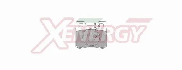 Kit de plaquettes de frein, frein à disque AP XENERGY X40534