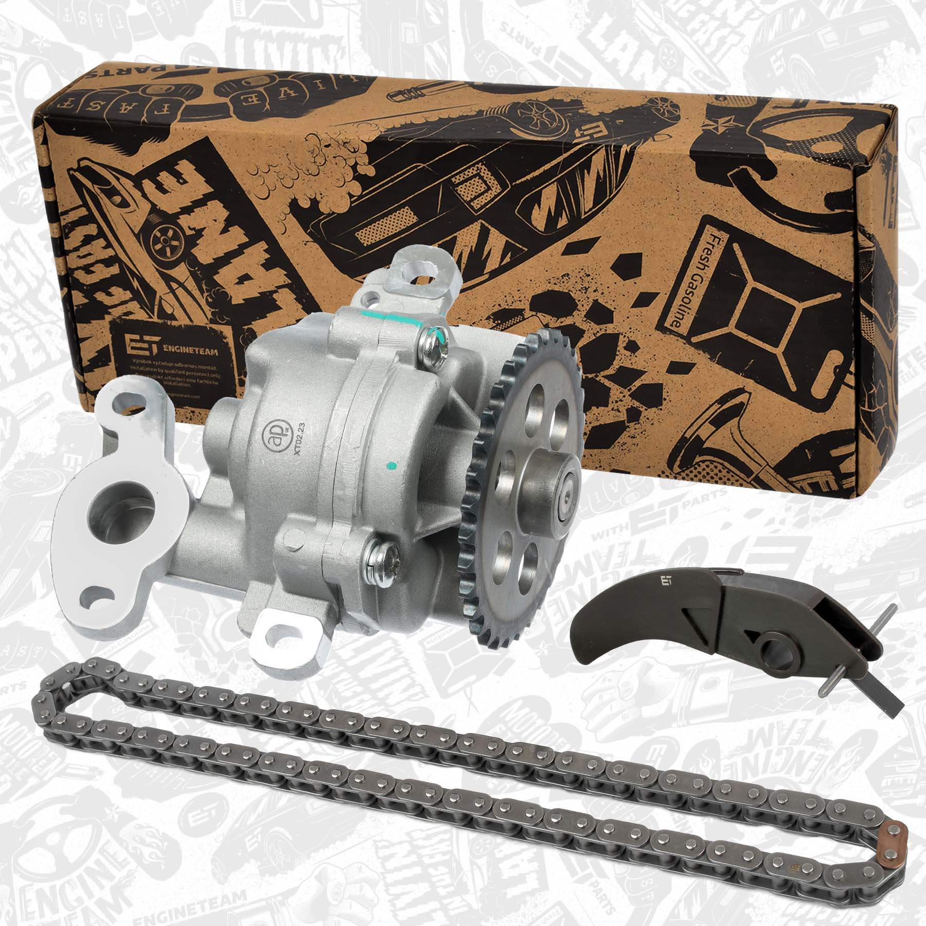 Kit de chaînes, commade de pompe à huile ET ENGINETEAM PU0078VR1
