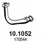 Tuyau d'échappement ASSO 10.1052