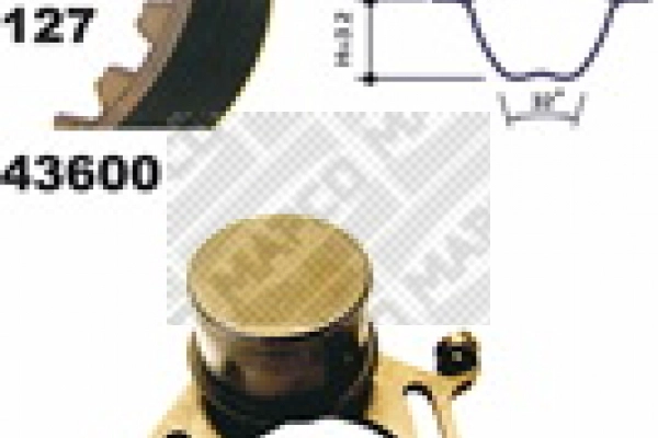 Kit de courroie crantée MAPCO 23600