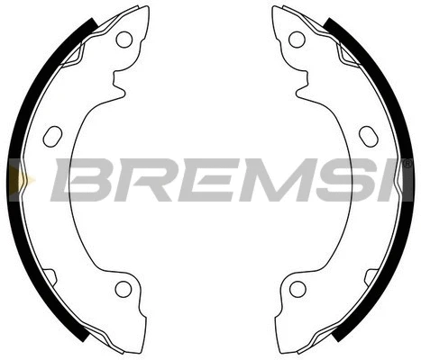 Jeu de mâchoires de frein BREMSI GF0731