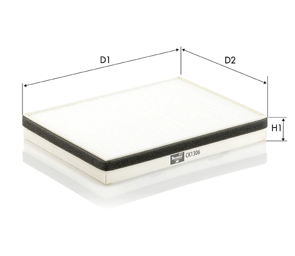 Filtre, air de l'habitacle TECNECO FILTERS CK1306