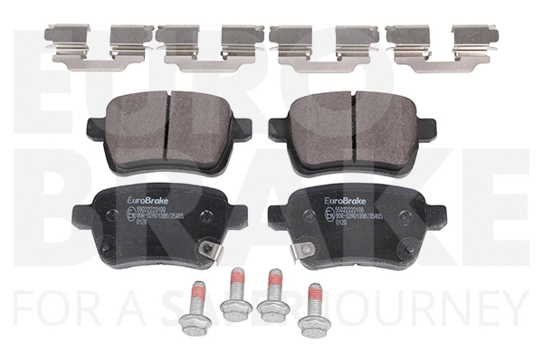 Kit de plaquettes de frein, frein à disque EUROBRAKE 55022223100